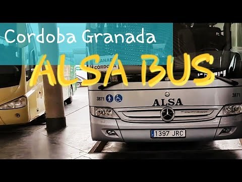 POV - ALSA Bus Cordoba to Granada | Spain 🇪🇦 Bus Trip Report