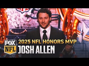 Bills QB Josh Allen wins MVP 2025 NFL Honors