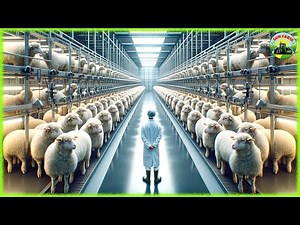 How to Process Sheep Wool in a Modern Factory | Processing Factory - SUN Farm
