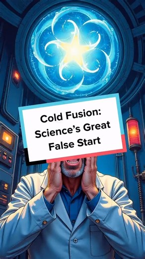 Did you know scientists once thought cold fusion would solve the energy crisis? Discover how this theory took the world by storm—then fizzled out. Like, subscribe, and share to help us reach a million dead history humans! #historyfacts #sciencegonewrong #coldfusion #energy #didyouknow | Dear Dead History