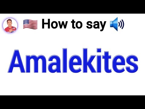 🇺🇲How To Pronounce Amalekites In American Accent | Amalekites Pronunciation