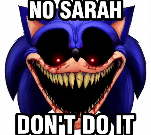 Sarah与Sonic.EXE的搞笑模仿视频