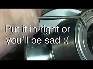 Correct Installation/ Orientation of a Press in Wheel Bearing With an Integrated Magnetic Reluctor