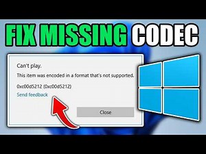 How To Fix Missing Codec 0xc00d5212 on Windows 11