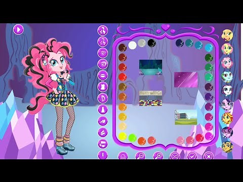 Jogo de vestir das Equestria Girls - Vestindo a Pinkie Pie
