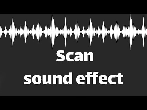 Scan sound effect (no copyright)