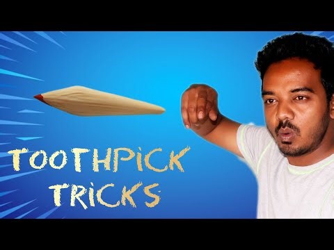 Toothpick Magic Tricks for Beginners | Learn Fast#ToothpickTricks #ToothpickMagic #dinaskills