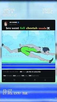 bro went full cheetah mode ☠️ #devilmancrybaby #anime #reels #shorts #driftphonk #trend #phonk #aura