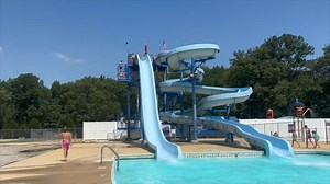 Matt Laubhan having fun in the sun at the Red Bay City Water Park. He'll have a live weather report coming up on WTVA 9 News. | WTVA 9 News