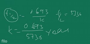 4.13 Calculate the half-life of a first order reaction from the... | Filo