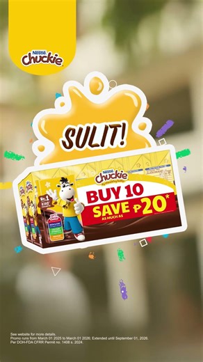 Buy 10 pcs. of CHUCKIE 110ml, save P20!
