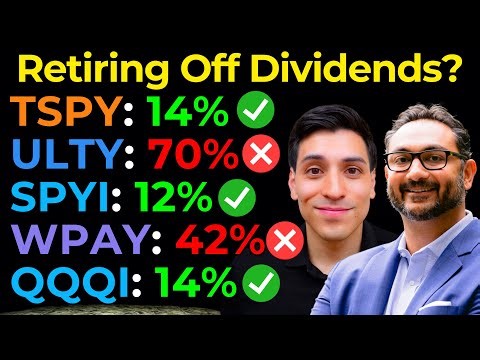 He'll Retire Off Covered Call ETFs & Dividends Paid for his Mortgage...(Risks & Yield Reality Check)