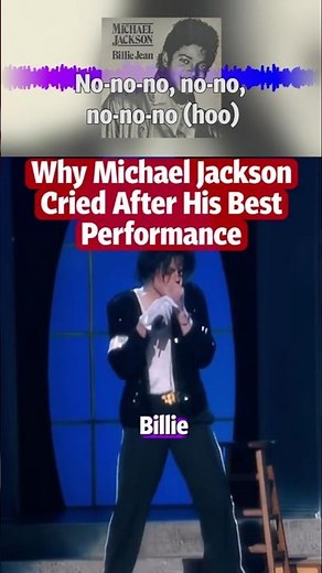 Why Michael Jackson Cried After His Best Performance 🎙️