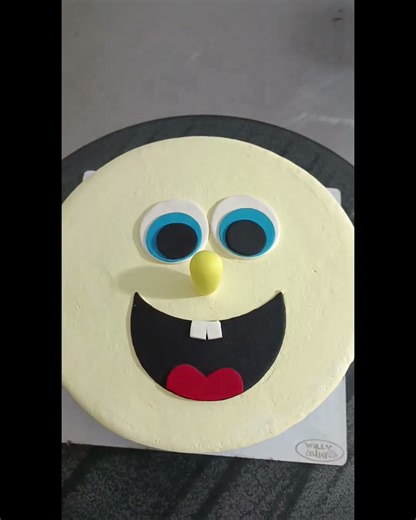 How to Make a SpongeBob Cake 🎂✨" #cake #کیکخونگی #sweetcupcake #happy #cakedesign #cakedecorating