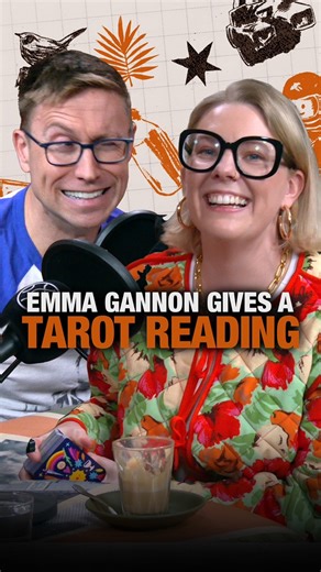 131K views · 769 reactions | Doing a Tarot card reading live on my podcast… Emma Gannon’s Five Brilliant Things is out NOW from wherever you get your podcasts from! | Russell Howard | Facebook