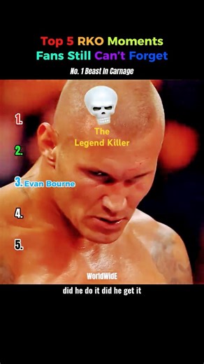 Top 5 Randy Orton RKO Moments Fans Still Can’t Forget #wwe #wweshorts