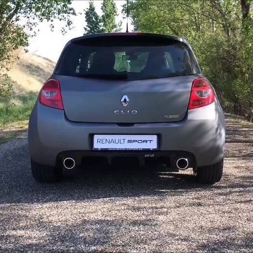 Clio 3 RS Ange&Demon, Launch Control avec notre ligne inox ! (Catalyseur origine) 🚀🔥🏁 | GT Performance