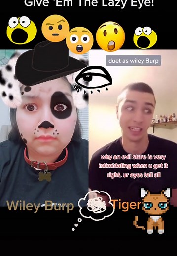 #duet with @mikeymets34 The Lazy Eye Scene From An American Tail: Fievel Goes West. #anamericantailfievelgoeswest #tiger #wileyburp #thelazyeye #shocked