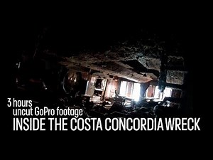 Costa Concordia - Exploring the wreck - Raw and unedited GoPro video footage
