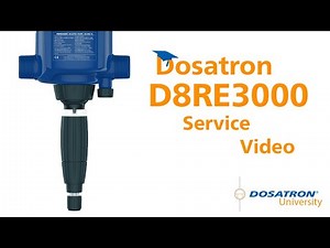 Dosatron D8RE3000 - 40 GPM Service Video
