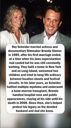 Roy Scheider & Brenda Siemer’s Late-Life Love Story