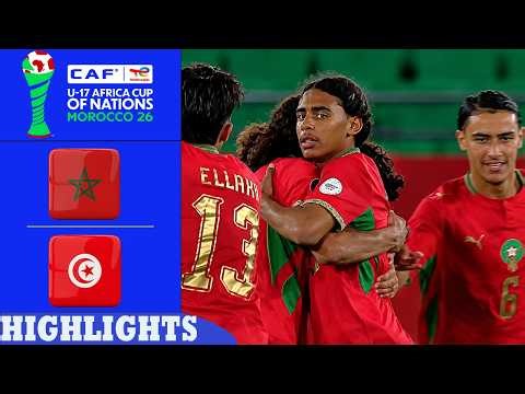 Morocco vs Tunisia Highlights & All Goals | U17 Africa Cup of Nations 2026