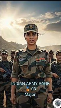 Indian Army Rank Structure | Complete Hierarchy. #india