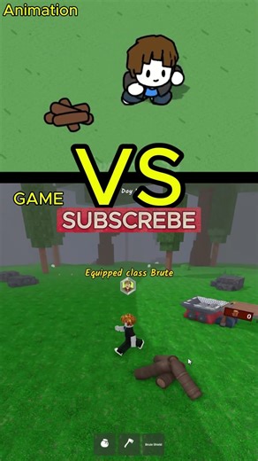 Animation vs Roblox Game 99 Night in the Forest Part 1 #roblox #robloxshorts #99nightintheforest