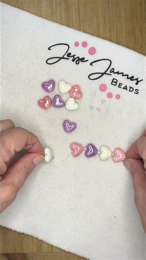 DIY Easy Ceramic Heart Stretch Bracelet
