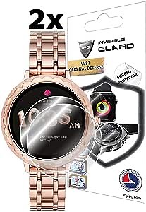 IPG for Kate Spade Scallop 2 SMARTWATCH Screen Protector (2 Units) Invisible Ultra HD Clear Film Anti Scratch Skin Guard - Smooth/Self-Healing/Bubble -Free