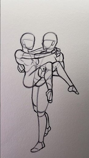 How to Draw a Princess Carry Pose ⭐️Tutorial⭐️ #howtodraw #drawingtutorial #draw #sketch #art