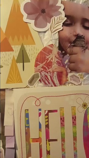 Hello Beautiful #scrapbooking #junkjournaling #artandcrafts #hello #collage