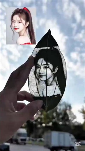 Turning Nature into Art: The Laser Leaf Portrait #LeafArt #DIYProjects