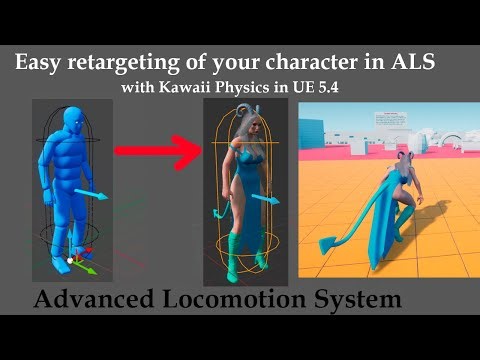 Tutorial Easy and quick set up Advanced Locomotion System in Unreal Engine 5.4