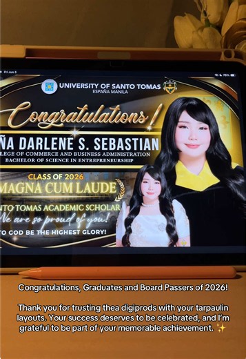 Graduation & Board Passer Tarpaulin Layouts — ₱50 Design