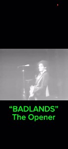 BADLANDS — The Opener. September 19, 1978. Capitol Theatre, Passaic, New Jersey. Just three months after Darkness on the Edge of Town was released. If you’ve been watching the last two reels — first the legendary “Prove It All Night” guitar intro, then “The Promised Land” that led into it. This was the opener...... Some songs don’t get old…they get more true. Support live music. Support music history. —————- #Badlands #BruceSpringsteen #EStreetBand #DarknessOnTheEdgeOfTown #1978 #CapitolTheatre 