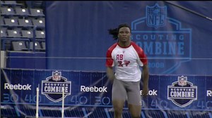 Best chance to top Chris Johnson's 4.24 40-yd dash time?