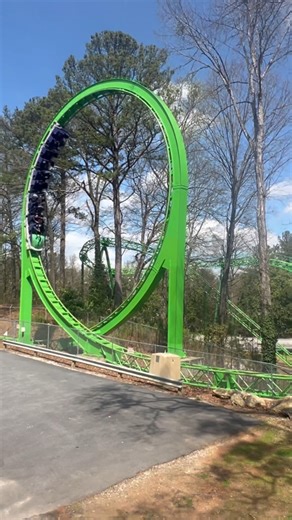 9.3K views · 143 reactions | Fat Test: The Riddler's Mindbender at Six Flags Over Georgia | Fat Tested Travel - Plus Size Disney | Facebook