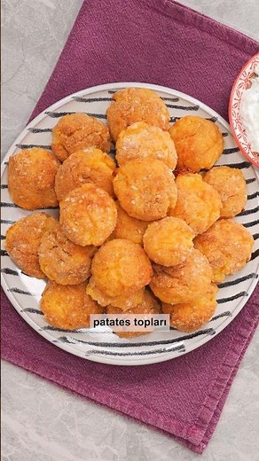 Crispy on the outside, amazing on the inside 😱 Potato Balls 😋🥔 #yemekcom