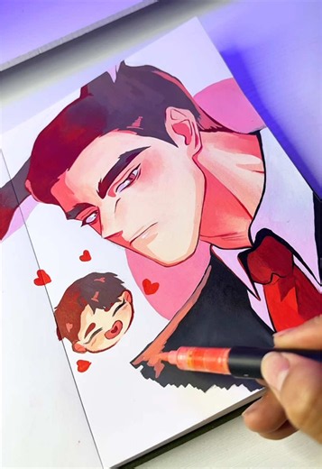 Pintando con marcadores enmy #paratii #enmymarkers #dibujo @enmy__official