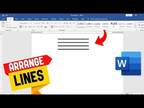 How to Make All Lines Same Length in Word | Arrange & Distribute Shapes Easily