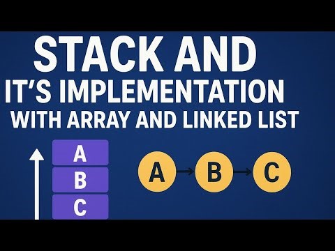 Stack and it's implementation || DSA