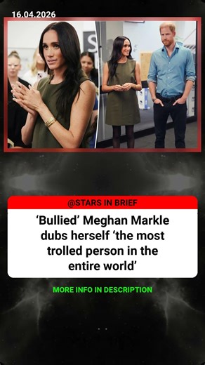 ‘Bullied’ Meghan Markle dubs herself ‘the most trolled person in the #Celebrity #Hollywood #Shorts
