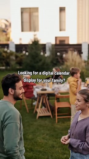 Mango Display can be easily set up using your phone, tablet or computer! #calendar #app #display