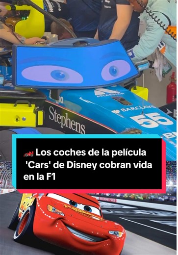 Los coches de 'Cars' cobran vida en la F1 con Williams