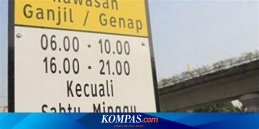 Ganjil Genap Jakarta Kembali Berlaku, Ini Lokasi dan Waktunya