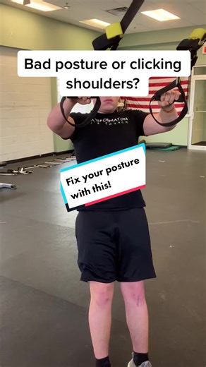 Do your shoulders click with the bench press, moving them over head, or you have bad posture from sitting at a desk all day? If so try these TRX exercises out to improve your shoulder strength and posture. Try 2 sets of 8-10 for each exercises. These look easy but will burn. #TRX #trxshoulders #shoulderworkout #shoulder #posturecorrection #posture #physicaltherapy #GetCrackin #workout #gym #gymmotivation #motivation