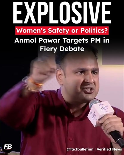Anmol Pawar targets govt on women’s safety during Times Now debate