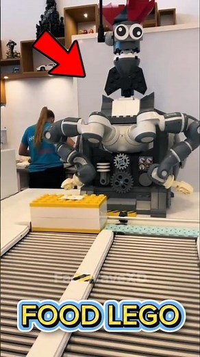 LEGO RESTAURANT Only Lets You Eat If You Build It Yourself