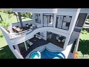 CASA MODERNA Y BELLA 10X20 DOS PISOS (LUIS ARQ)